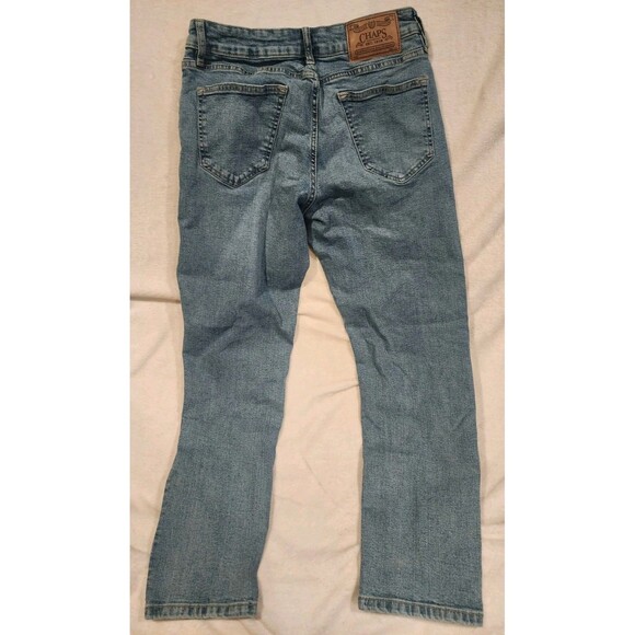 Chaps Jeans Vintage Ralph Lauren  30X30 Blue Straight Fit Denim Pants Mens - Picture 7 of 11